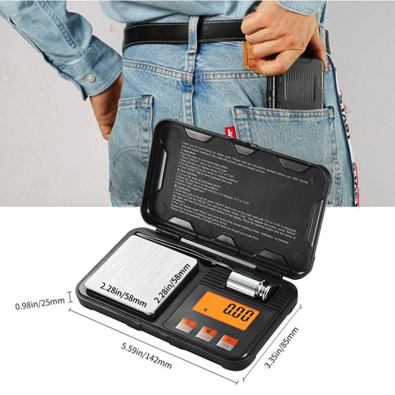Digital Mini Scale 200g/0.01g  – обзор и цена Tape Dispenser Weighted