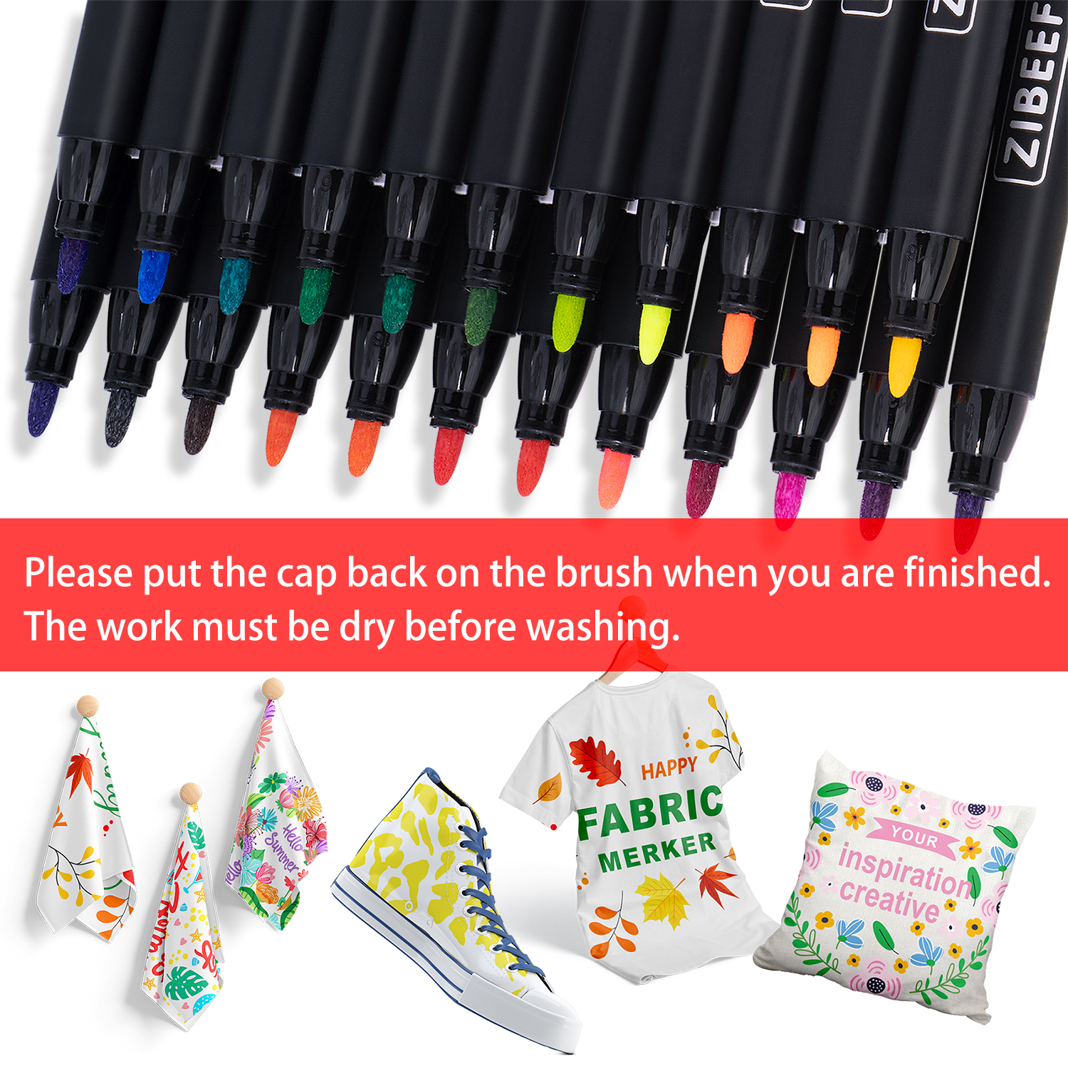 12/24 Color Fabric Markers-Fin – обзор и цена Correction Pen Fine