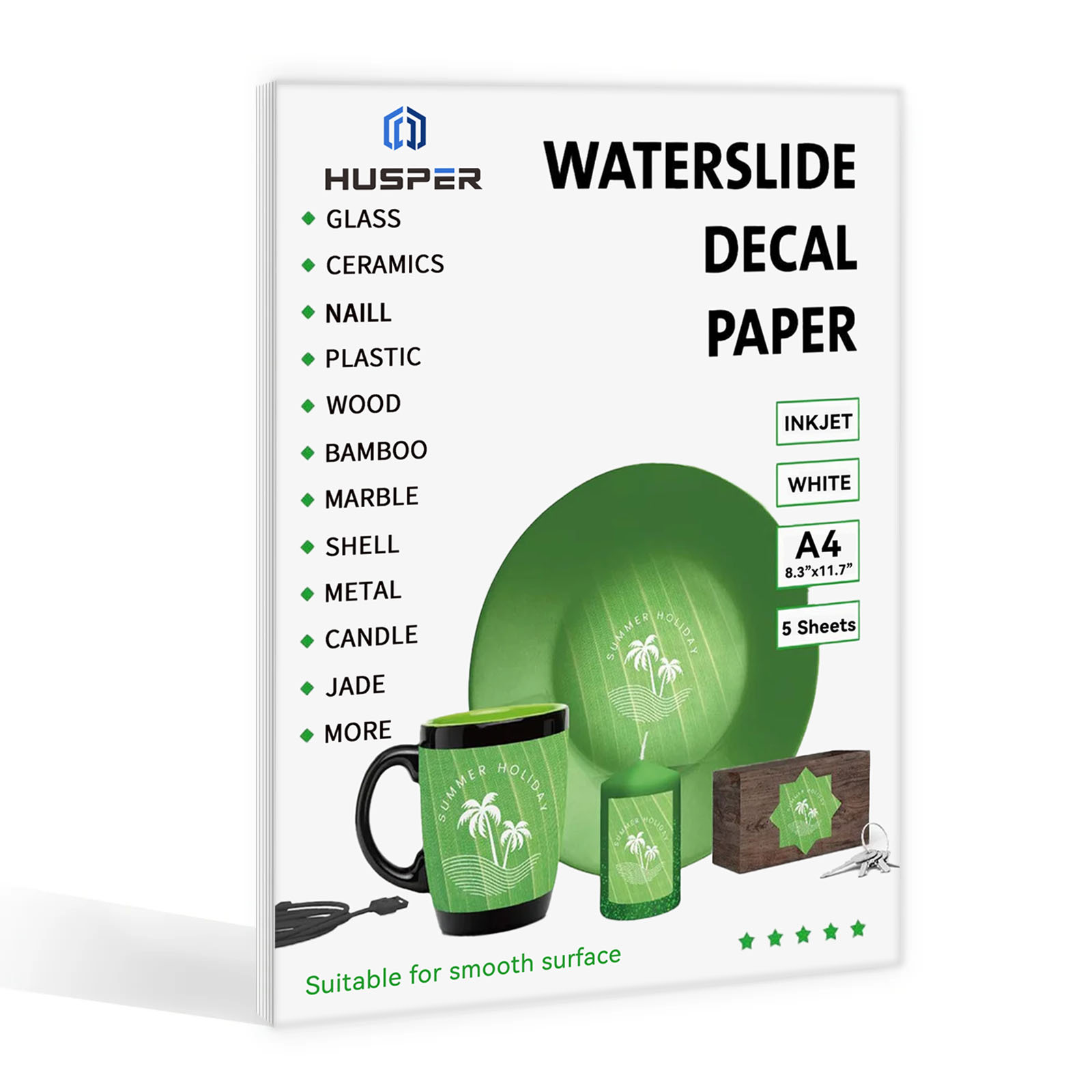 5 Sheets A4 Size Water Slide D – обзор и цена Ink Blotter Paper