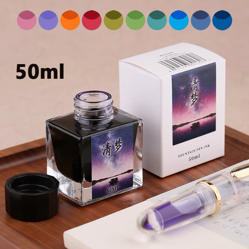 MAJOHN 50ml Fountain Pen Ink V – обзор и цена Fountain Pen Bottled Ink