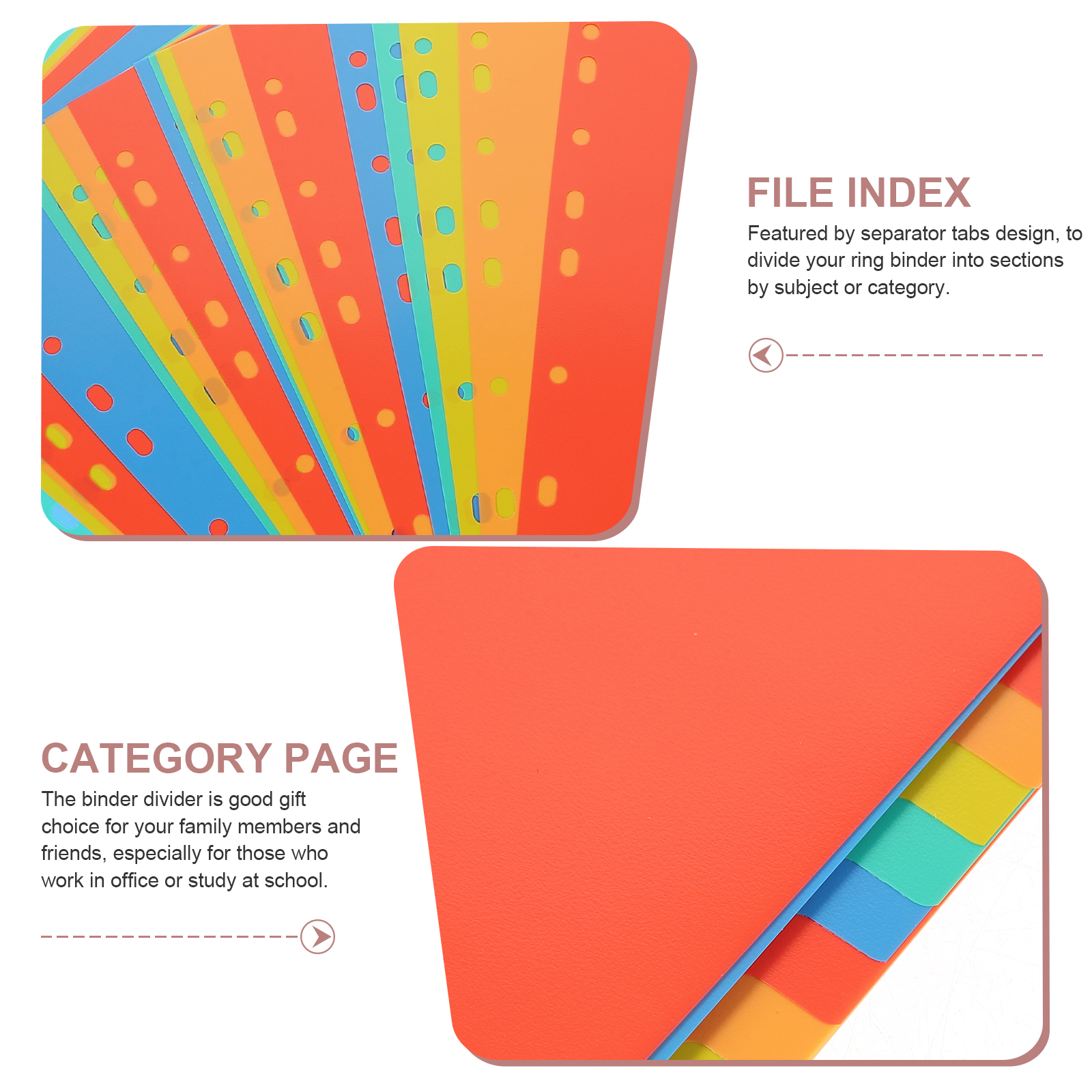 A4 Index Pages Plastic Binder  – обзор и цена Tab Divider A4