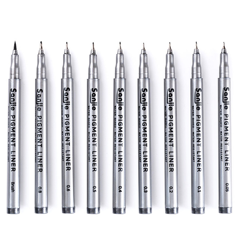 9-Piece Fine Line Waterproof I – обзор и цена Correction Pen Fine