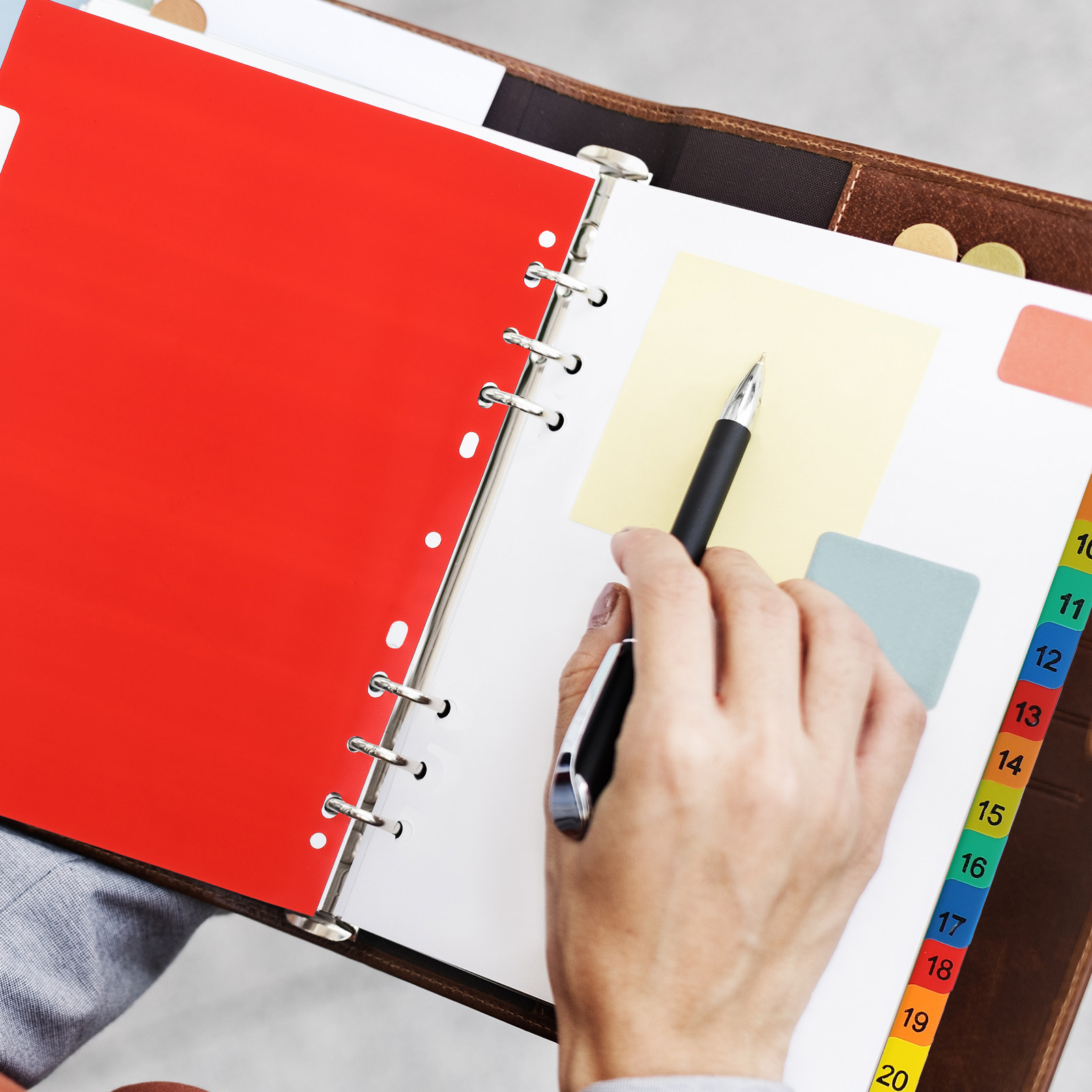 20 Pages A4 Colorful Plastic B – обзор и цена Tab Divider A4