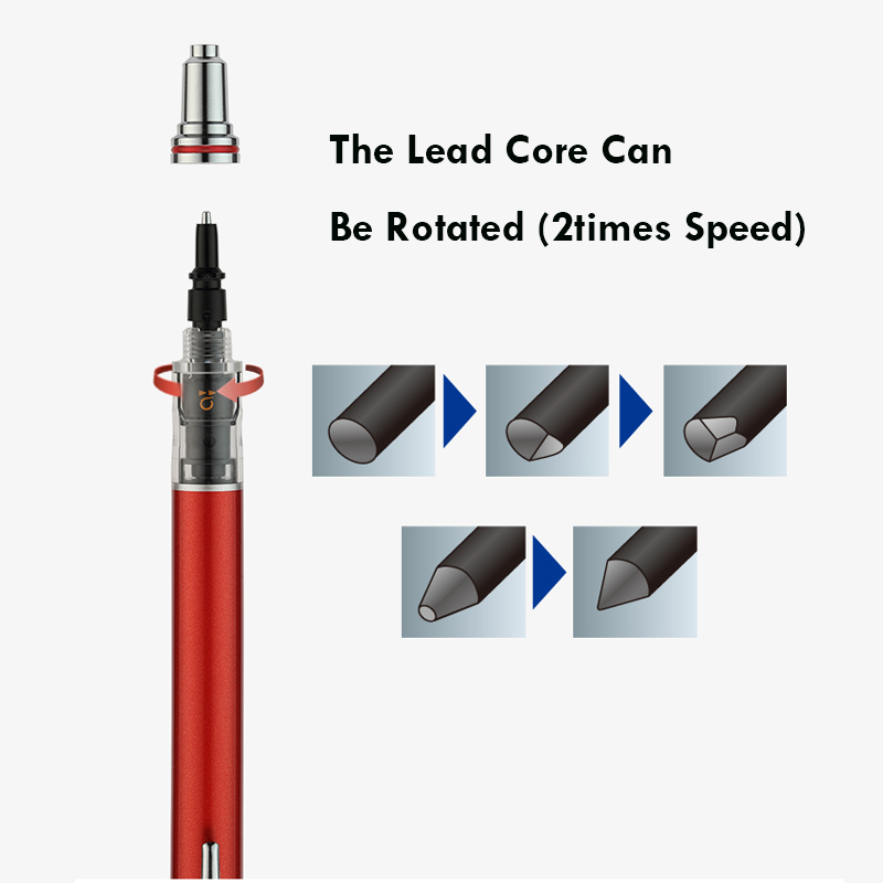 TOMBOW Shake to Lead/Press Mec – обзор и цена Mechanical Pencil 0.3