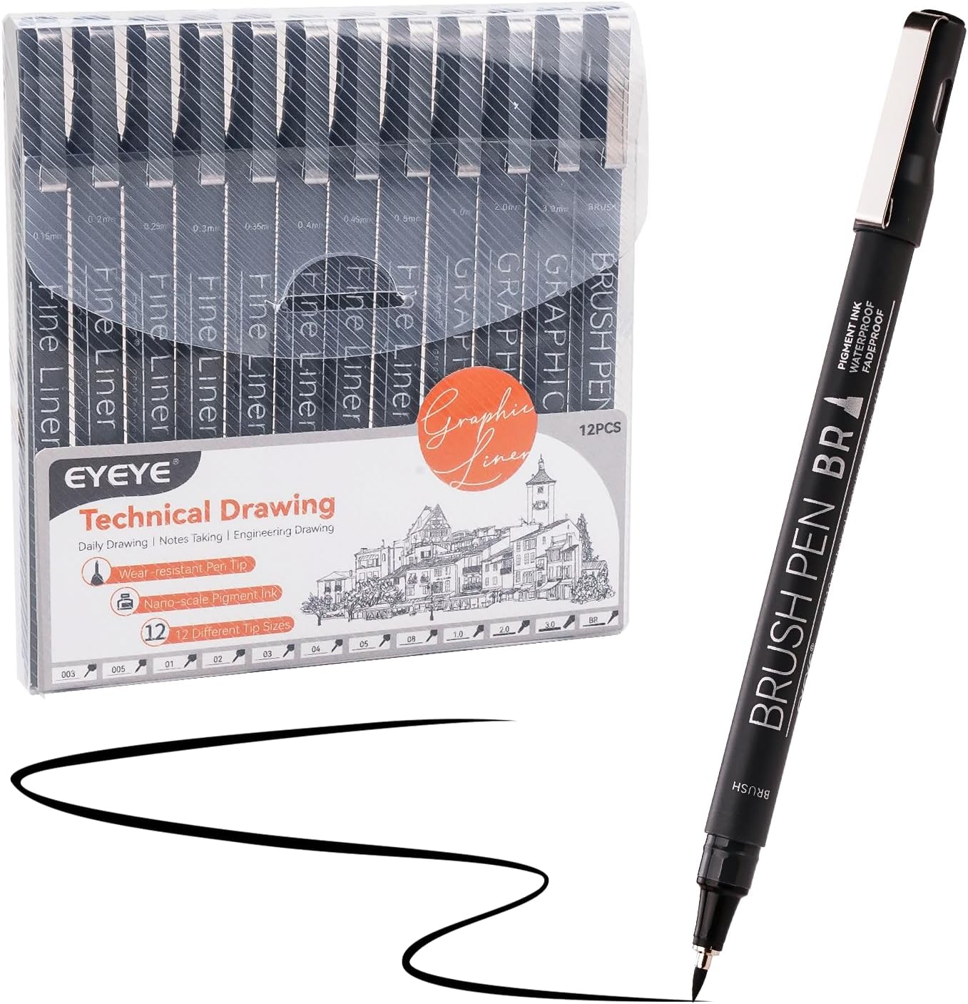 Micro Fineliner Pens Set, 12 B – обзор и цена Archive Box Set