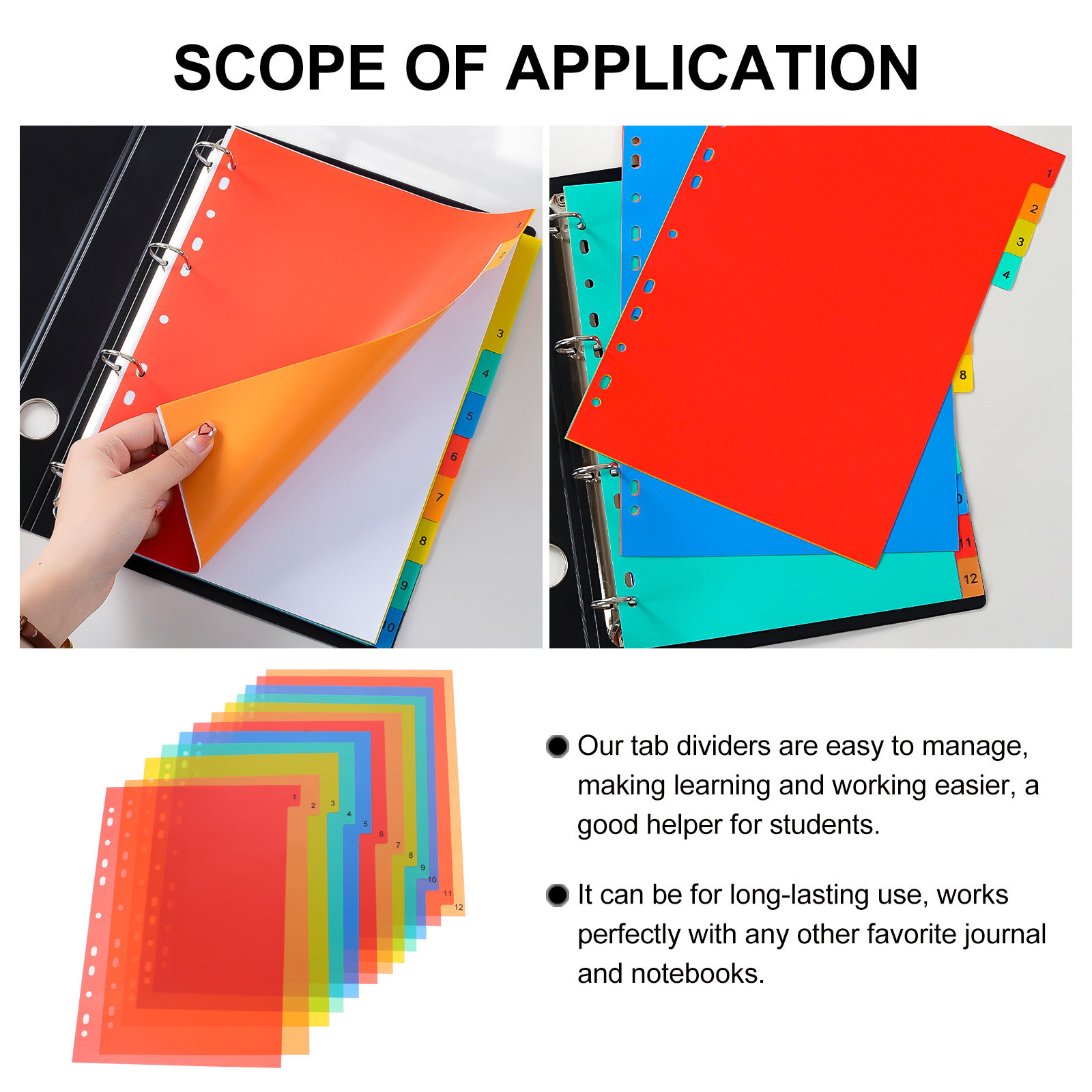 Binder Dividers A4 Colored Pla – обзор и цена Tab Divider A4