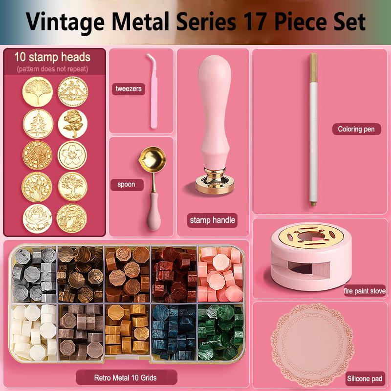 Wax Seal Stamp Set Lacquered S – обзор и цена Wax Seal Stamp Set