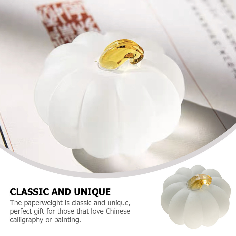 Pumpkin Shape Crystal Glass Pa – обзор и цена Paper Weight Crystal