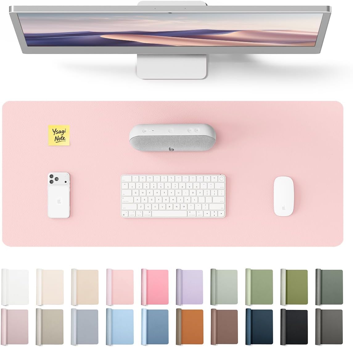 PU Leather Desk Protector with – обзор и цена Leather Desk Pad