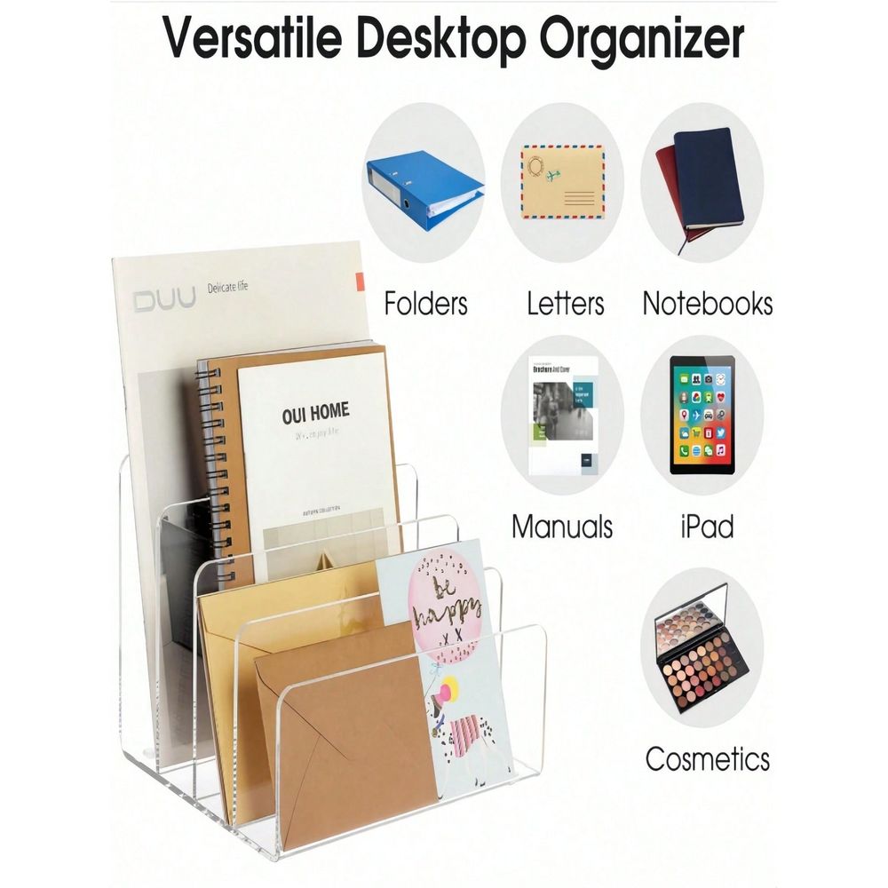 Acrylic File Folder, Desk File – обзор и цена Magazine Holder Rack