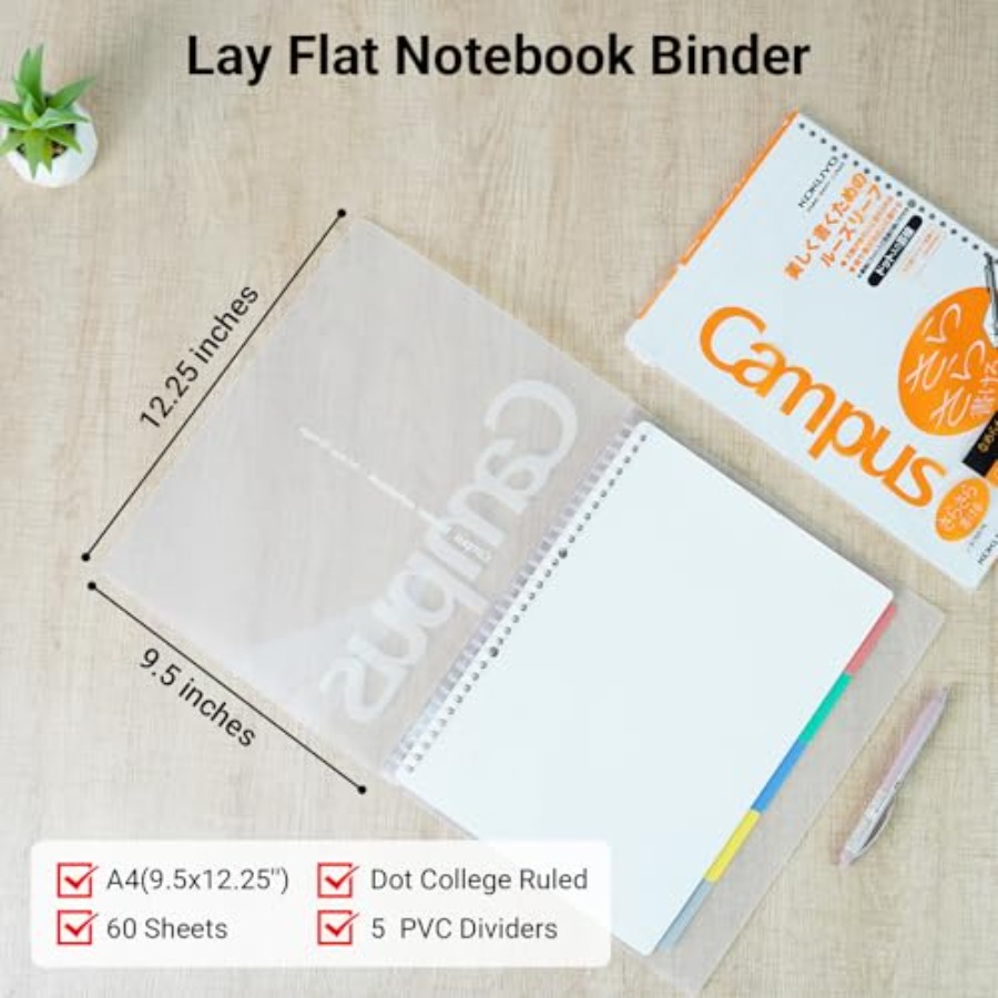 5 Subject Spiral Notebook, Cam – обзор и цена Tab Divider A4