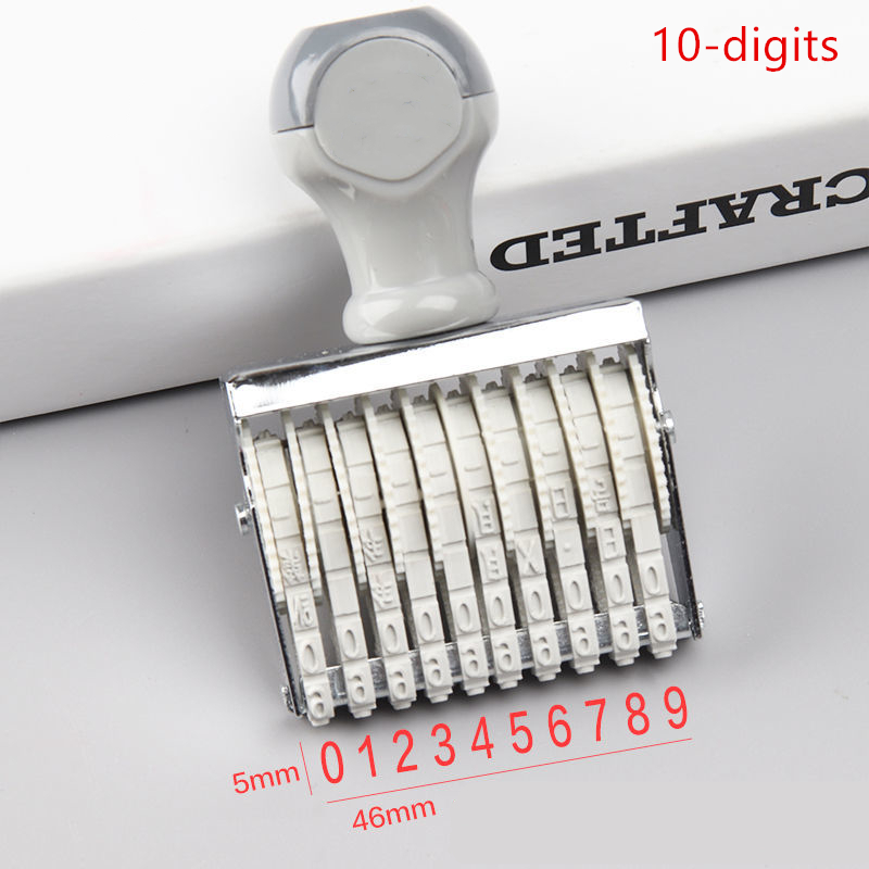 Portable 8/10 Digits Number St – обзор и цена Rubber Date Stamp