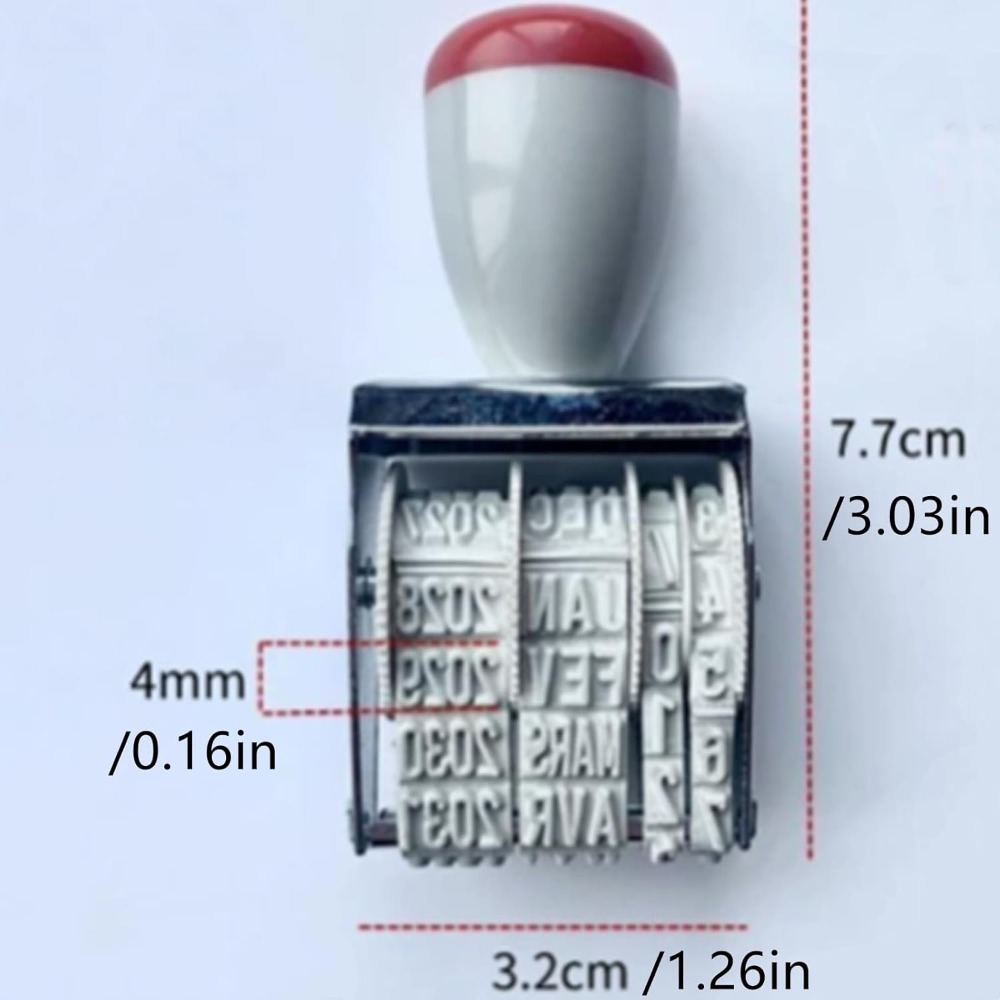 DIY Rotating Date & Number Rol – обзор и цена Rubber Date Stamp