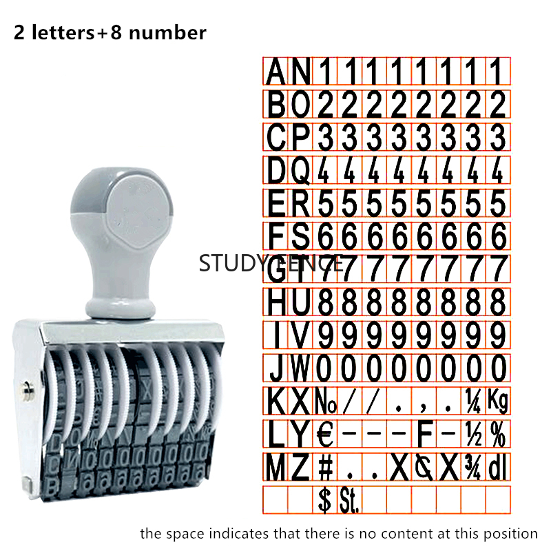 1pc Letter and Number Date Sta – обзор и цена Rubber Date Stamp