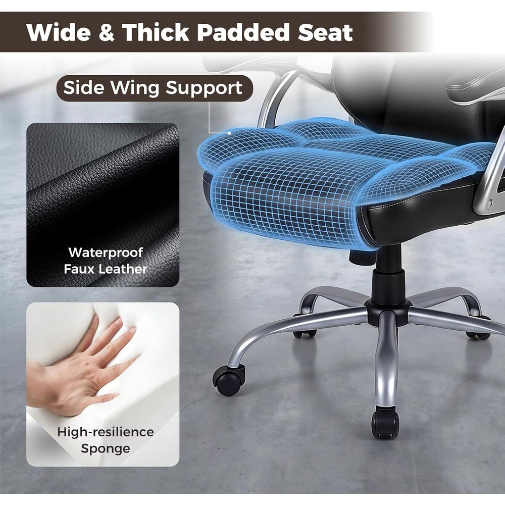High Back Leather Ergonomic Sw – обзор и цена Leather Desk Pad