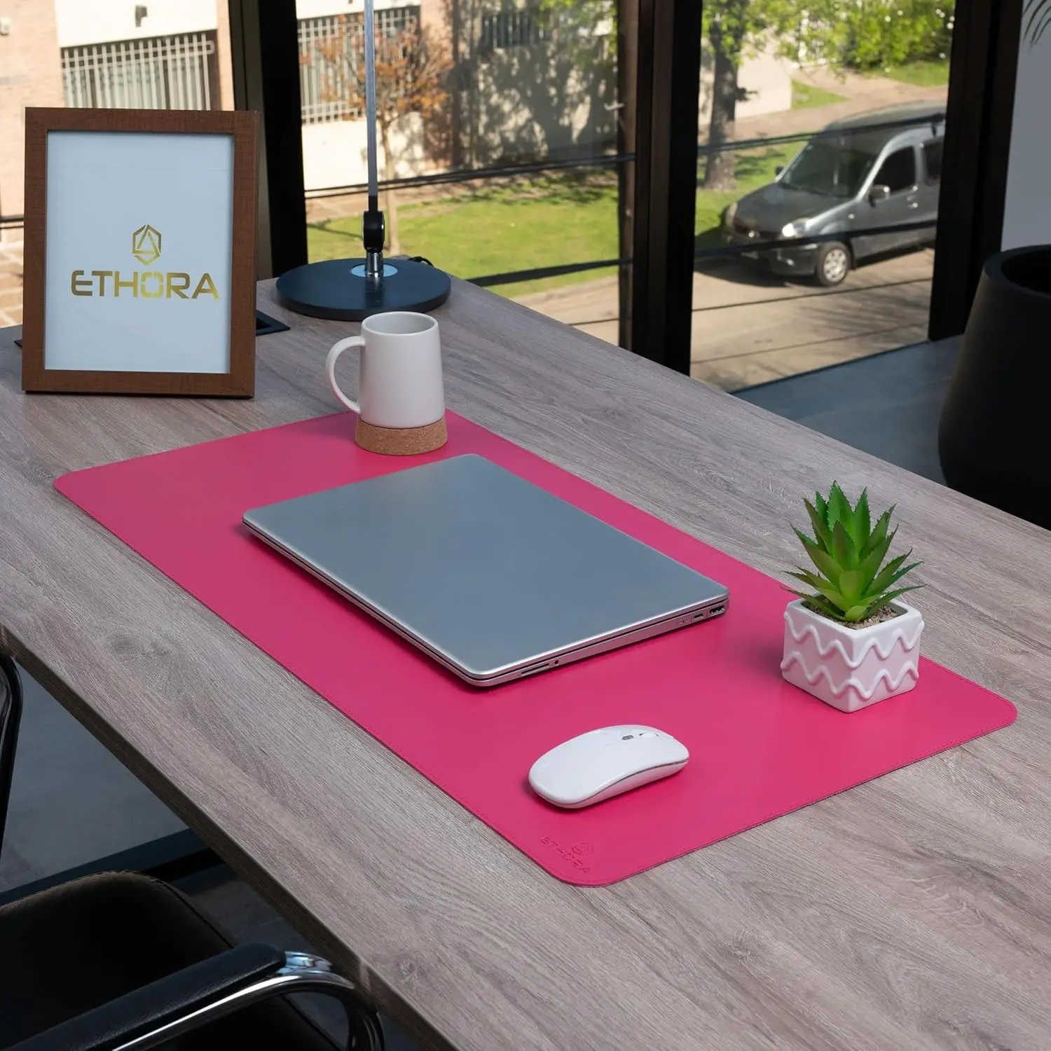Desk Mat with Non-Slip Suede B – обзор и цена Leather Desk Pad