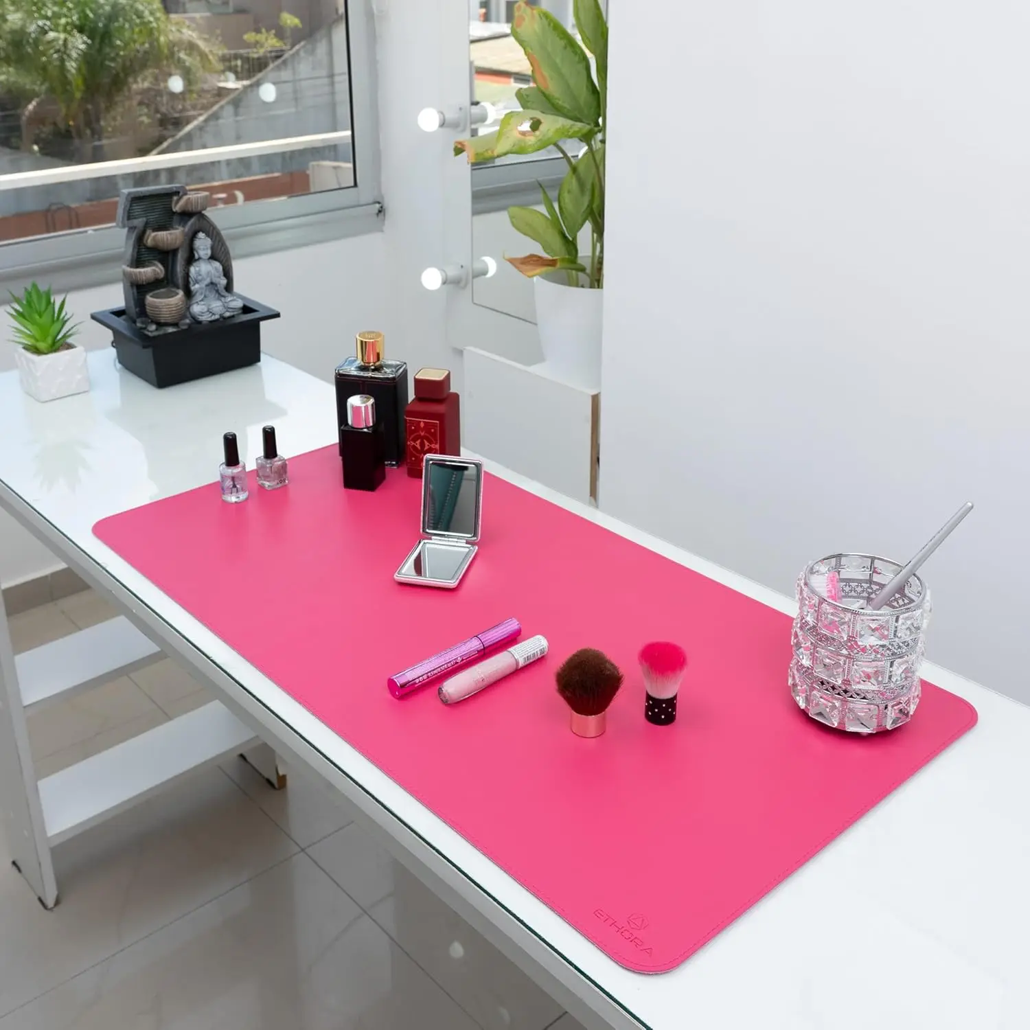 Desk Mat with Non-Slip Suede B – обзор и цена Leather Desk Pad