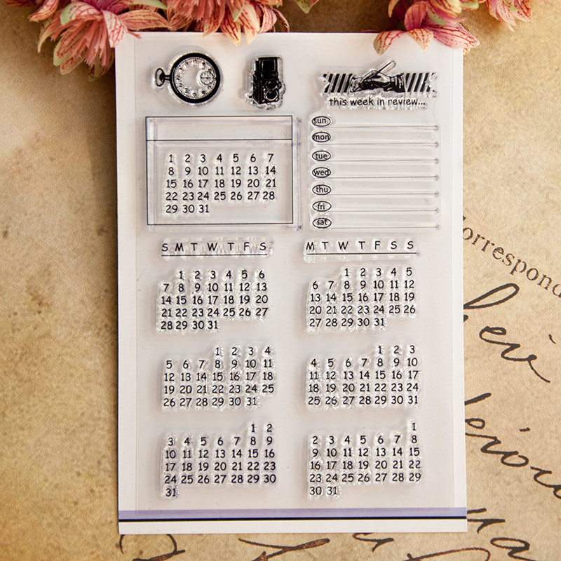 Date Week Month Number Symbol  – обзор и цена Rubber Date Stamp