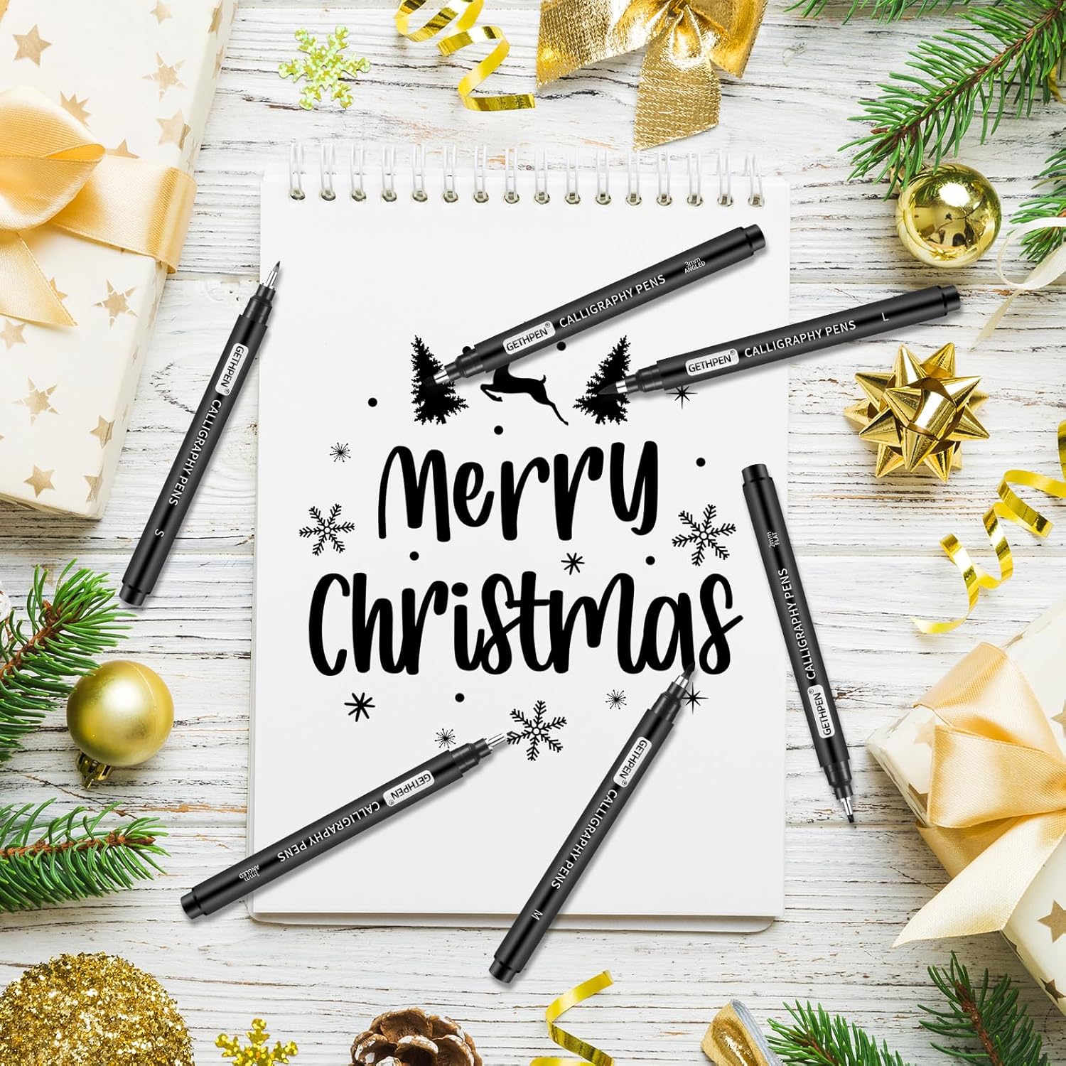 10 Size Calligraphy Pens Set f – обзор и цена Archive Box Set