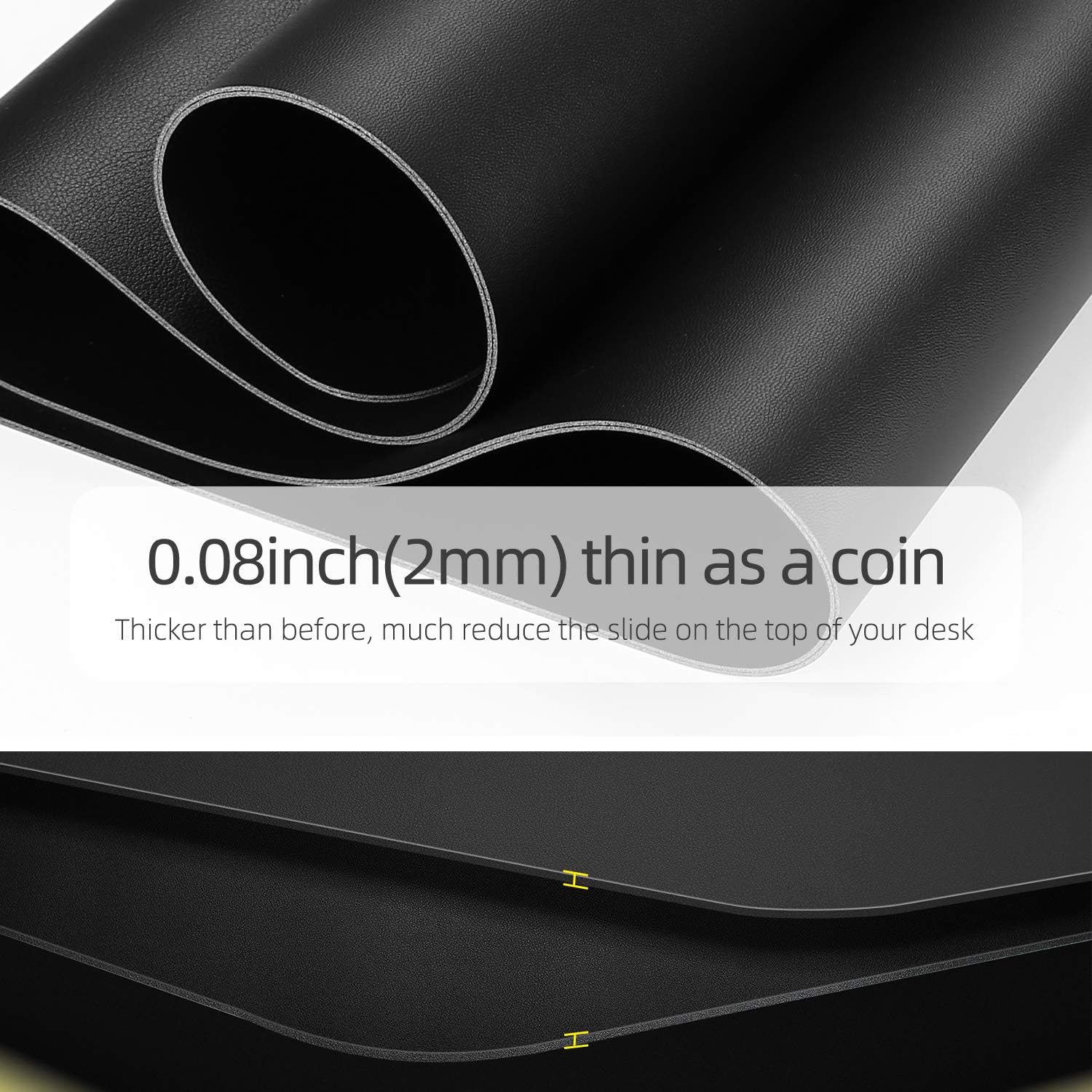 Dual-Sided Desk Pad Protector, – обзор и цена Leather Desk Pad