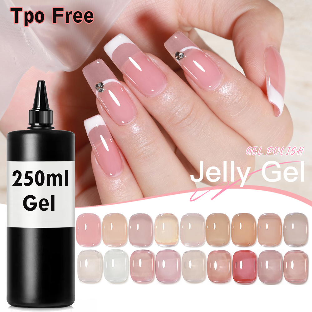 250ml Milky White Jelly Pink G – обзор и цена Gel Refill Pack