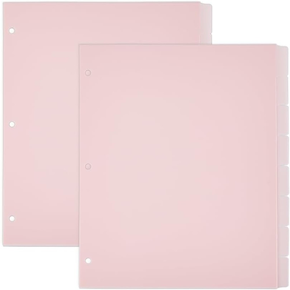 16 Sheets 3 Ring A4 Pink Binde – обзор и цена Tab Divider A4