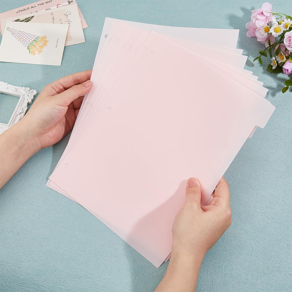 16 Sheets 3 Ring A4 Pink Binde – обзор и цена Tab Divider A4