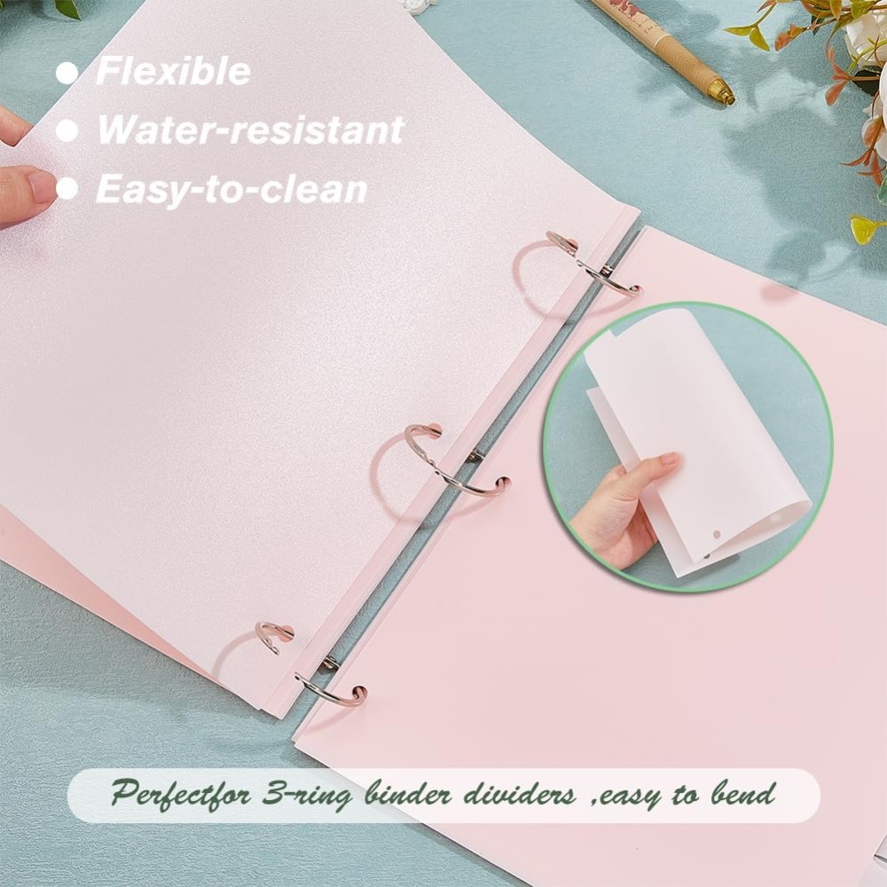 16 Sheets 3 Ring A4 Pink Binde – обзор и цена Tab Divider A4