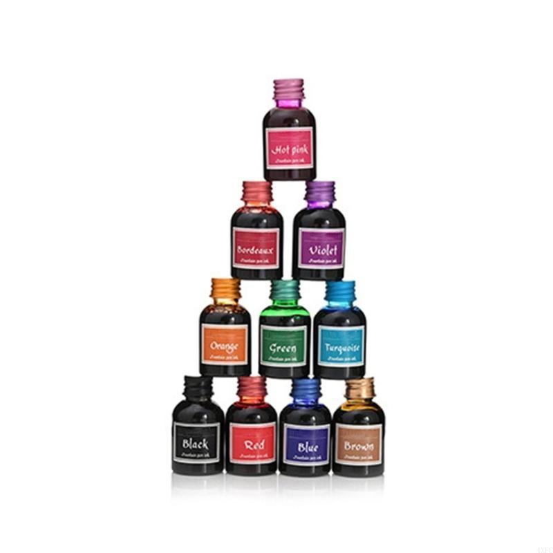 10 Colors 1 Bottle Pure Colorf – обзор и цена Fountain Pen Bottled Ink