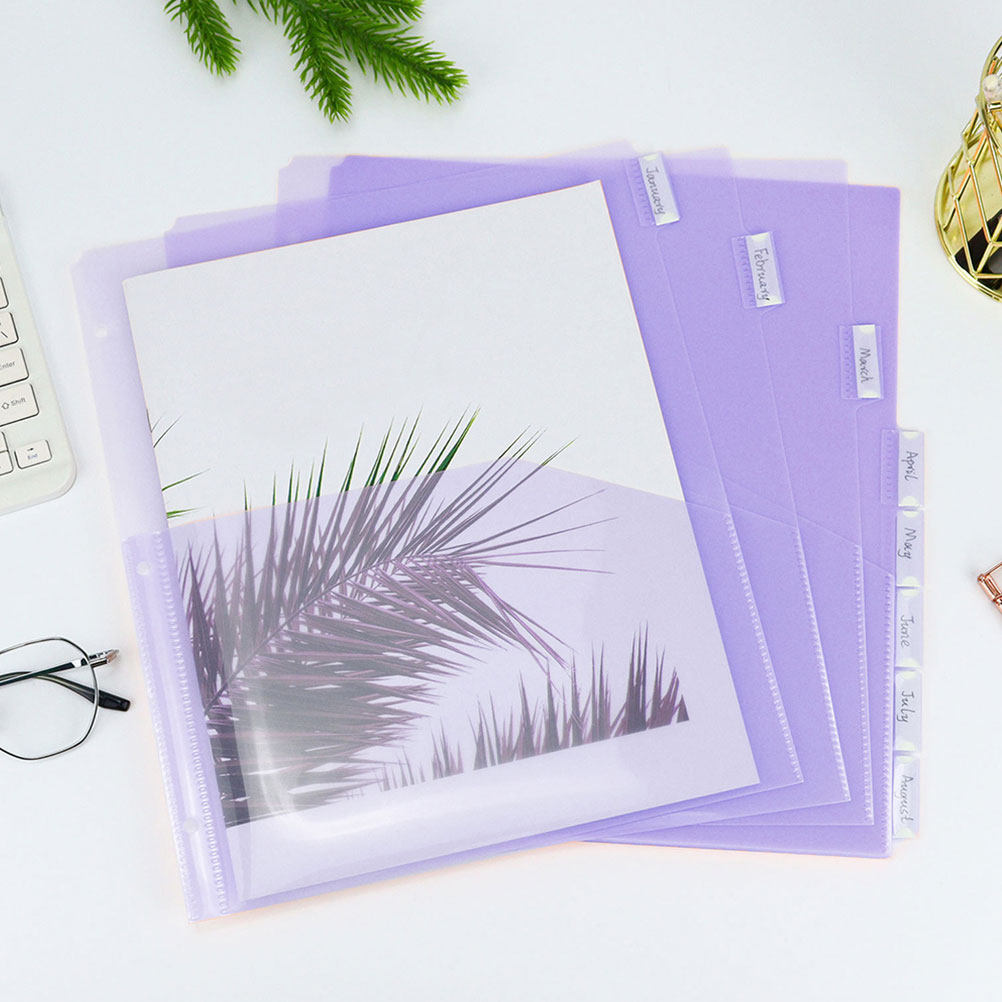 2Sets Binder Dividers Plastic  – обзор и цена Tab Divider A4