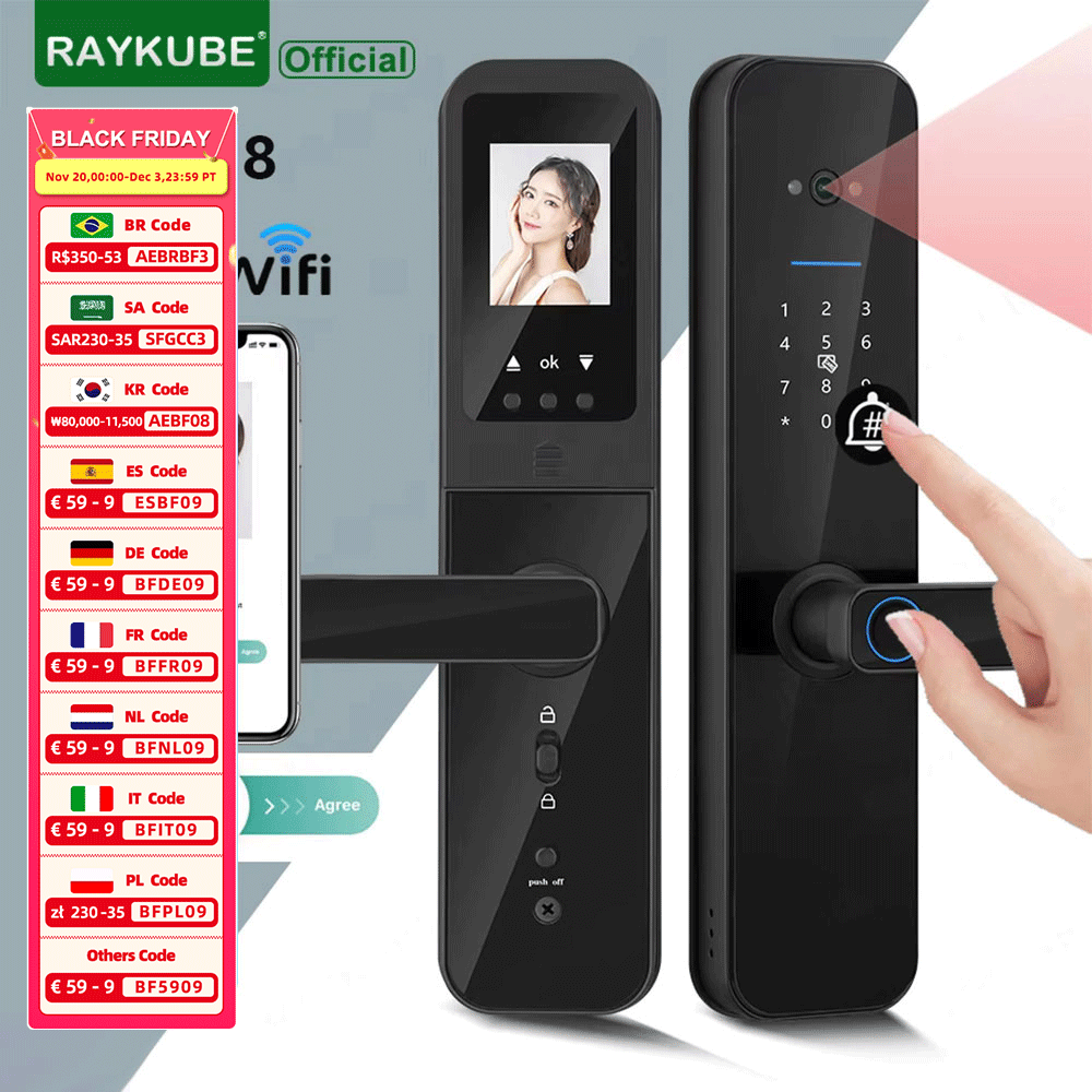 RAYKUBE F008 Tuya Wifi peephol – обзор и цена Letter Opener Brass