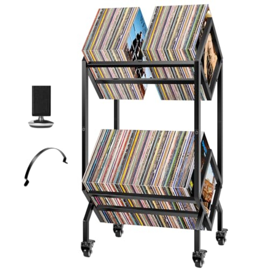 Vinyl Record Storage Rack, 2 T – обзор и цена Magazine Holder Rack