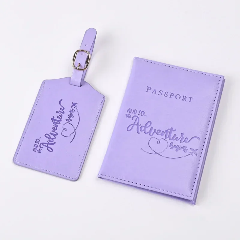 New Purple PU Leather Passport – обзор и цена Index Card Holder