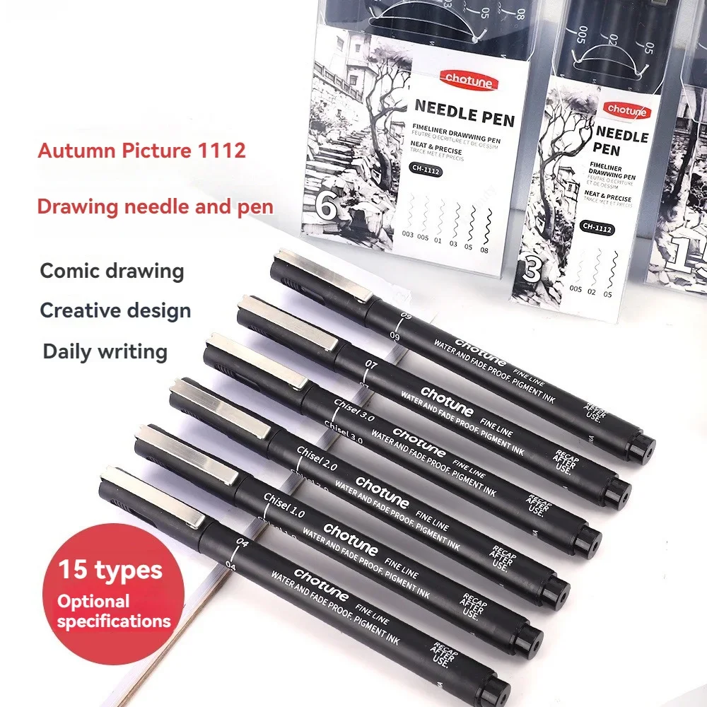 Black Micro Pens,15 Sizes,Wate – обзор и цена Correction Pen Fine
