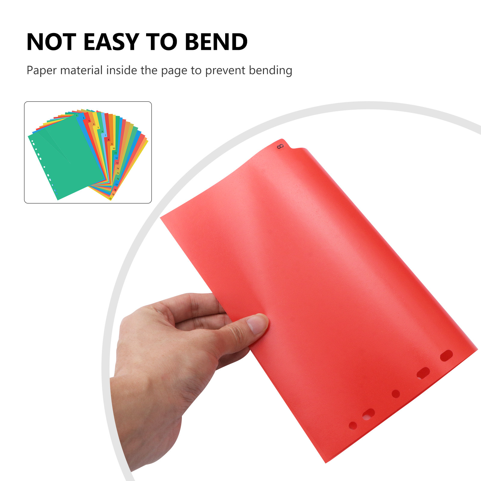 20 Pages A4 Colorful Plastic B – обзор и цена Tab Divider A4