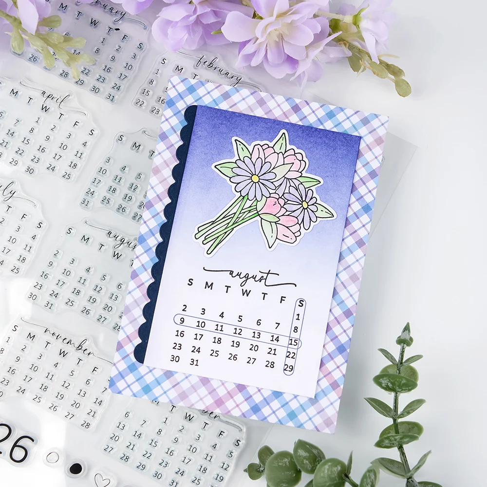 Calendar Date 2026 Clear Stamp – обзор и цена Rubber Date Stamp