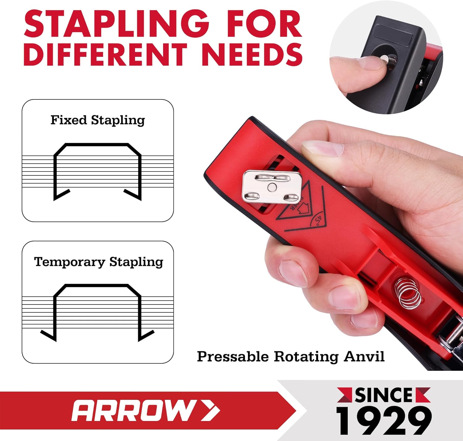 Arrow Office Stapler Set, 25 S – обзор и цена Stapler Half Strip