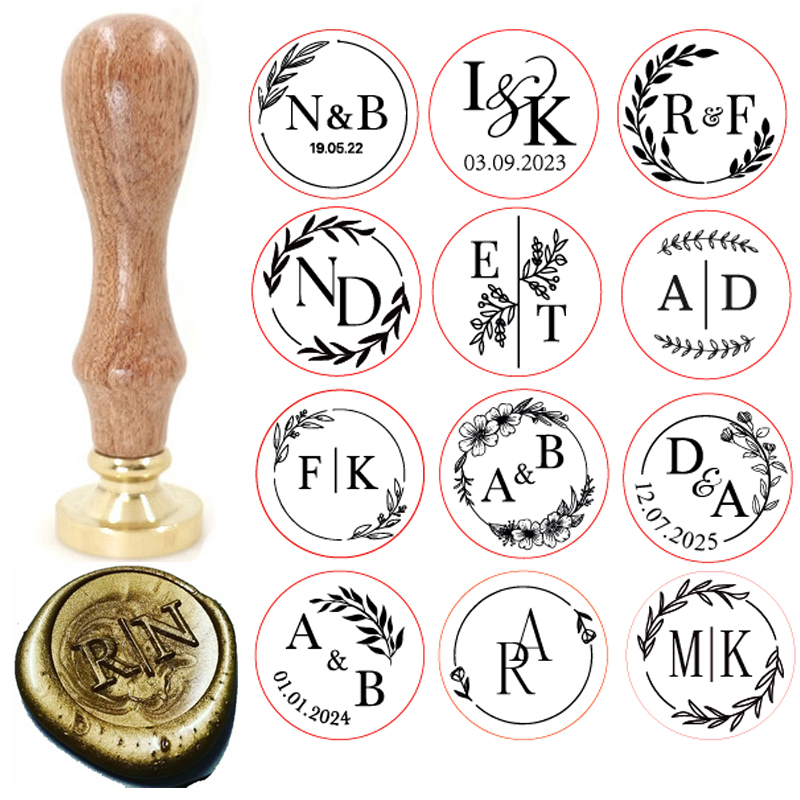 Custom brass wax seal Stamp wi – обзор и цена Wax Seal Stamp Set