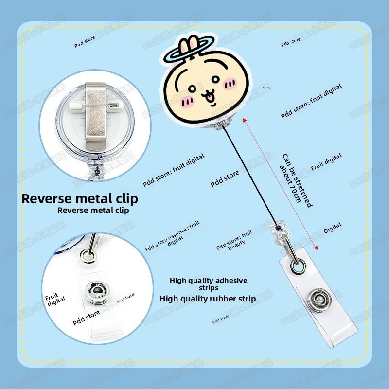 jiyi Retractable Badge Reel Ka – обзор и цена Index Card Holder