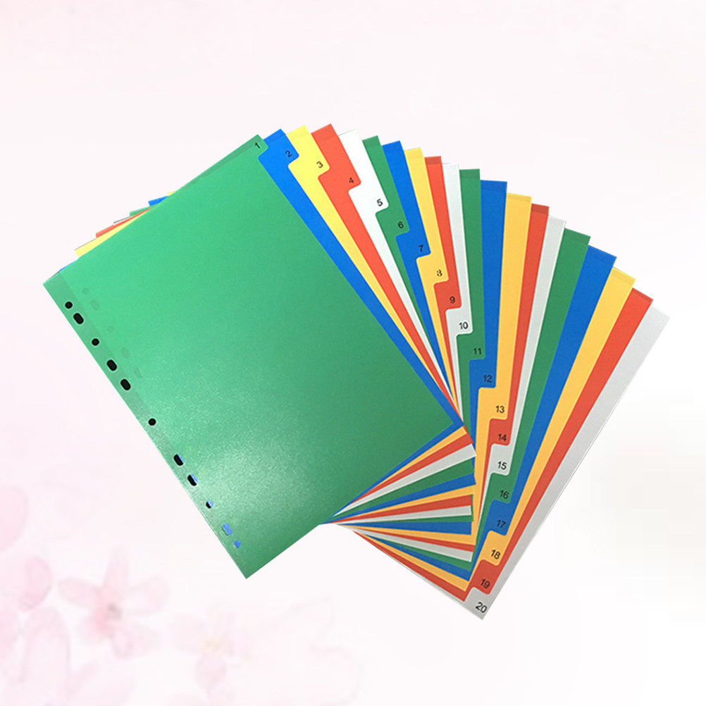 40Pcs Multi Color Index Page D – обзор и цена Tab Divider A4