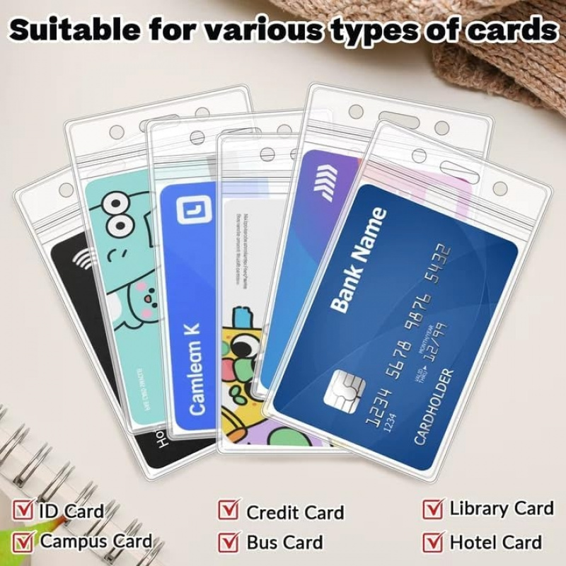 50 PCS Plastic Badge Holder, V – обзор и цена Index Card Holder