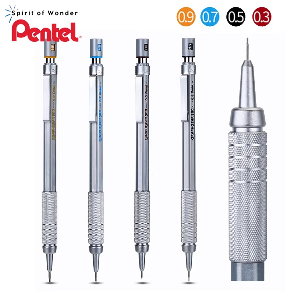 1pc Pentel Graphgear 500 Draft – обзор и цена Mechanical Pencil 0.3