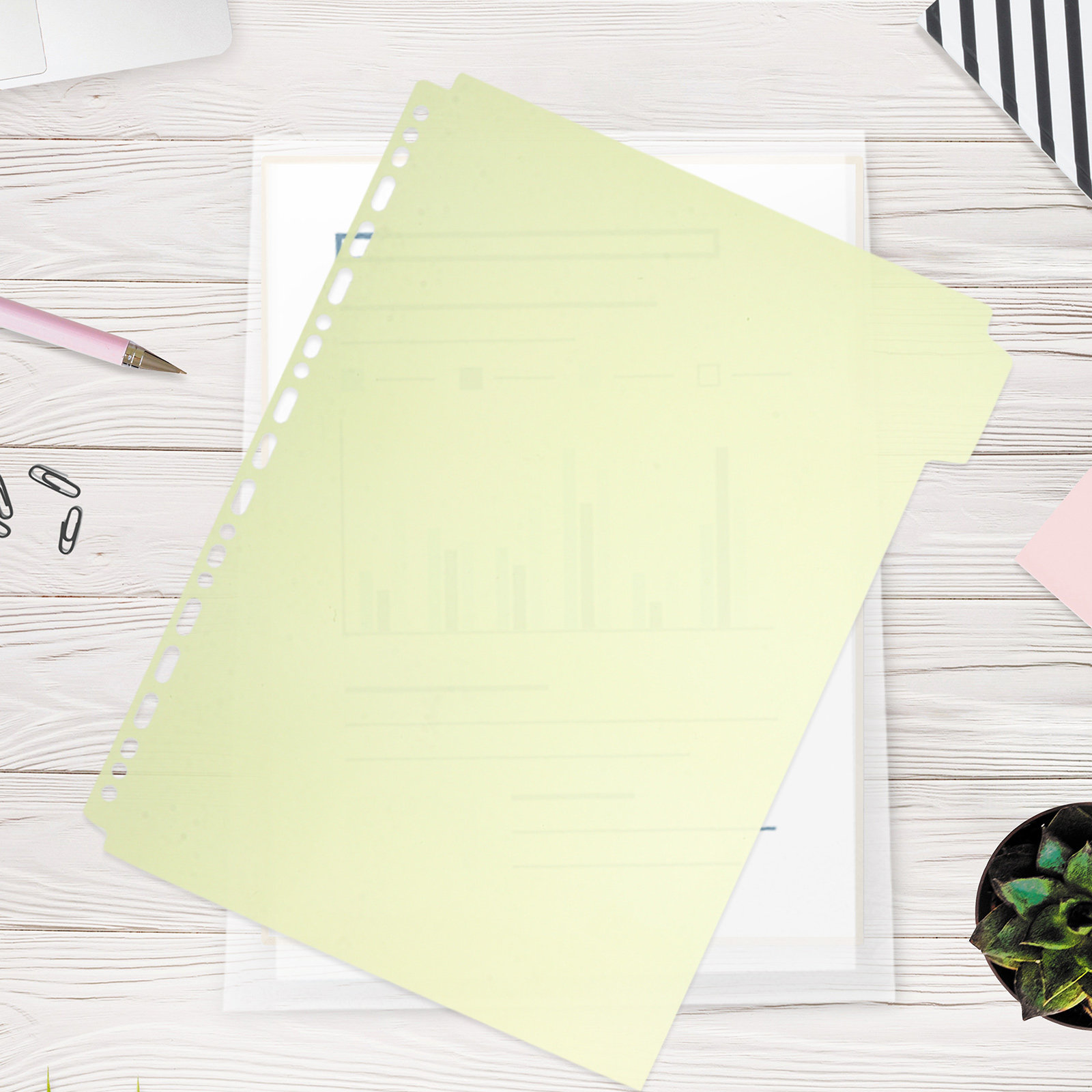 6Pcs File Binder Dividers A4 I – обзор и цена Tab Divider A4