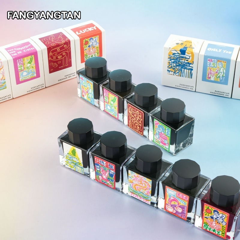 FANGYANGTAN 20 Colors 50ml She – обзор и цена Fountain Pen Bottled Ink