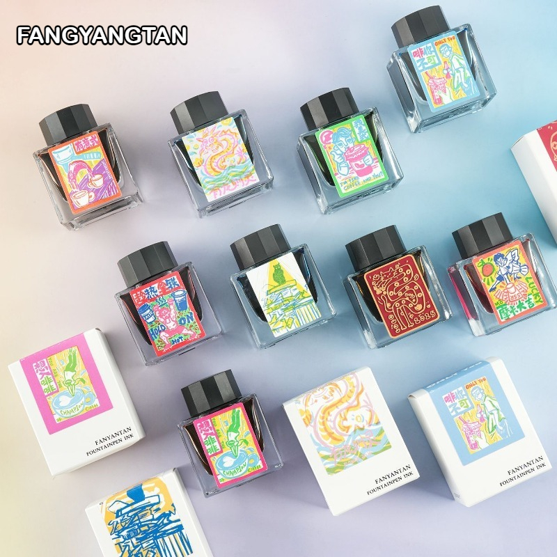 FANGYANGTAN 20 Colors 50ml She – обзор и цена Fountain Pen Bottled Ink